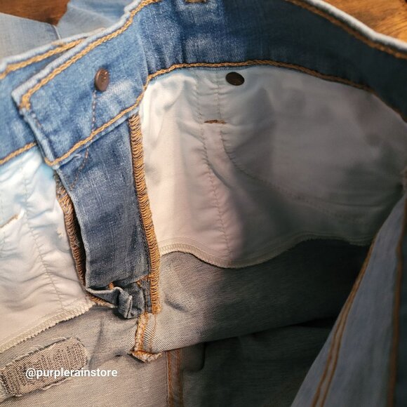 Madewell Jeans Size 27 Skinny 9" High Rise Tummy Control Ontario Wash H5789 - Picture 4 of 13